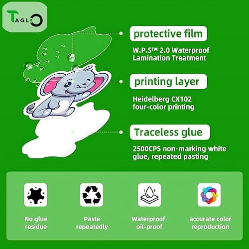 100 PCS Cute Animal Stickers for Kids Classroom, Durable Waterproof PVC/Vinyl Water Bottles Stickers, Laptop, Guitar, Phone Case, Skateboard, Unique Gift for Kids, Teens, Boys, Girls, Party Favors thumbnail 5