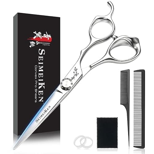 SEIMEIKEN Professional Hair Cutting Scissors 6" Japanese 440C Hair Scissors | Hair Cutting Shears for Men Women, Ultra-Sharp Smooth Cuts, with Combs, Haircut Scissors for Barbers, Home Stylists - Image 1