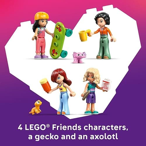 LEGO Friends Liann’s Family House Building Toy for Girls & Boys - Pretend Play Set for Kids, Ages 7+ - W/4 Minidolls, 2 Toy Pet Figures, & Doll House Accessories - Gift Idea for Birthdays - 42687 thumbnail 4