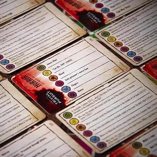 Trivial Pursuit Horror Ultimate Edition | Horror Trivia Game Featuring 1800 Questions from Classic Horror Films & Books | Collectible Trivia Board Game for Fans of Horror Movies thumbnail 8