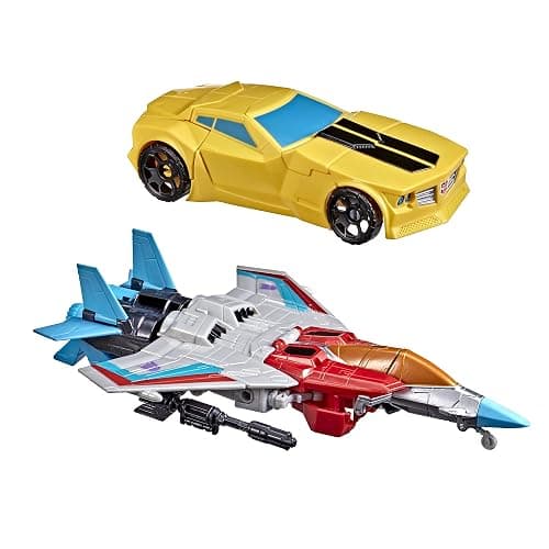 Transformers Toys Heroes and Villains Bumblebee and Starscream 2-Pack Action Figures - for Kids Ages 6 and Up, 7-inch (Amazon Exclusive) thumbnail 3