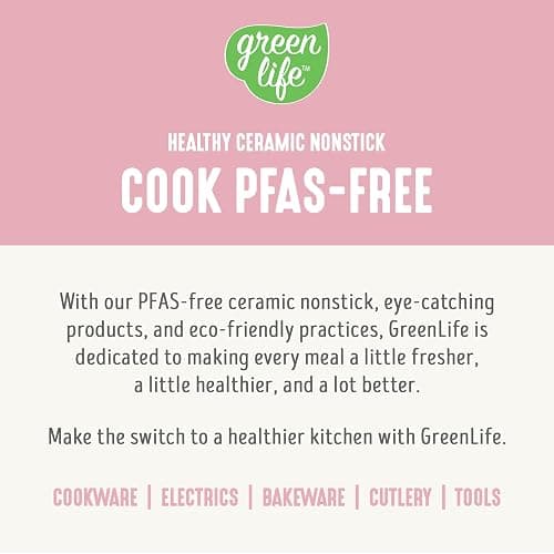GreenLife Rice Cooker with Removable PFAS-Free Ceramic Nonstick Pot, 3-Cups Uncooked/6-Cups Cooked, Grains & Oatmeal Multicooker, Compact One-Switch Design, Auto Keep Warm, Easy Clean, Pink thumbnail 11