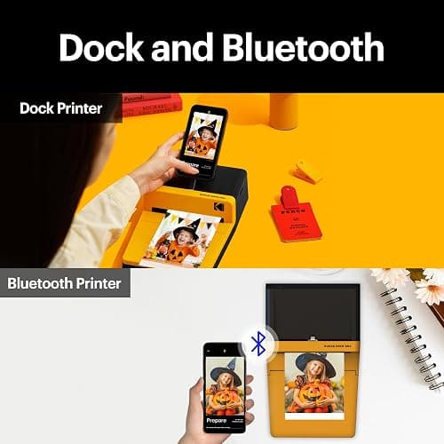 KODAK Dock ERA Plus 4PASS Instant Photo Printer (4x6) (Printer + 10 Sheets) thumbnail 3