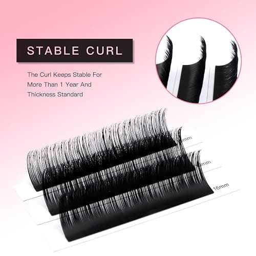 TDANCE Lash Extension Matte Black Eyelash Extension C CC D DD J B L Curl Volume & Classic Lash Extensions 0.03-0.18mm Thickness Professional Salon Use(0.03-D,8-15 mm) thumbnail 5