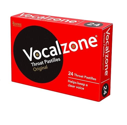 Vocalzone Pastilles 3 Flavour Bundle. for Hard Working Voices. Multi-Pack (3 x 24) Including Honey & Lemon, Blackcurrant & Original. thumbnail 2