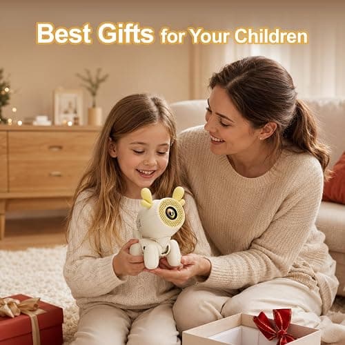 Mini Projector, Cartoon Dog Smart Projector with Wifi 6 and Bluetooth 5.1, Full HD 4K Support, Portable Projector Android 11, 160ANSI Auto Keystone Correction 130" Screen thumbnail 6