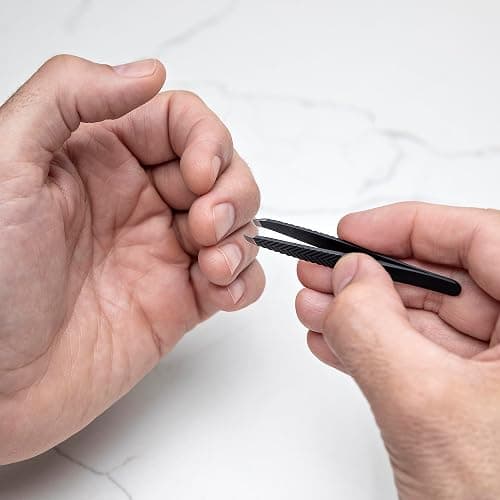 MANSCAPED® Shears 3.0, 5-Piece Precision Men’s Nail Grooming Travel Kit, Stainless Steel Manicure Set with Fingernail & Toenail Clippers, Nail File, Slant Tip Tweezers, Cuticle Scissors, Travel Case thumbnail 8