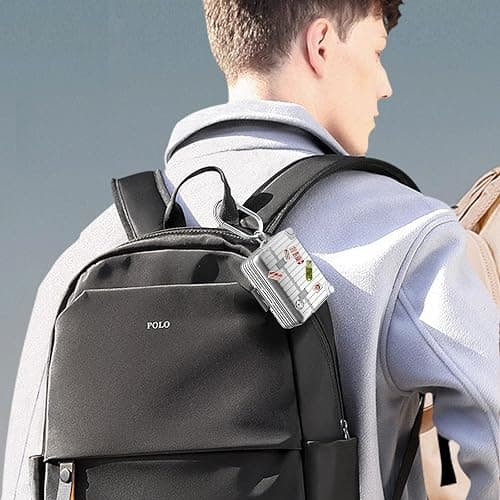 AirPods Pro 2 Case Cover, KOREDA Cute Funny Suitcase Design Hard Case for Airpods Pro 2nd Generation/1st Generation (2023/2022/2019) with Cleaner Kit, Silver thumbnail 6