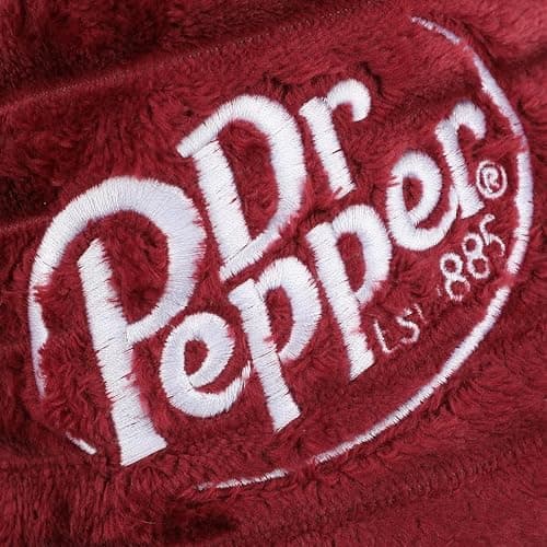 Bioworld Dr Pepper Logo Adult Red Scuff Slippers thumbnail 4