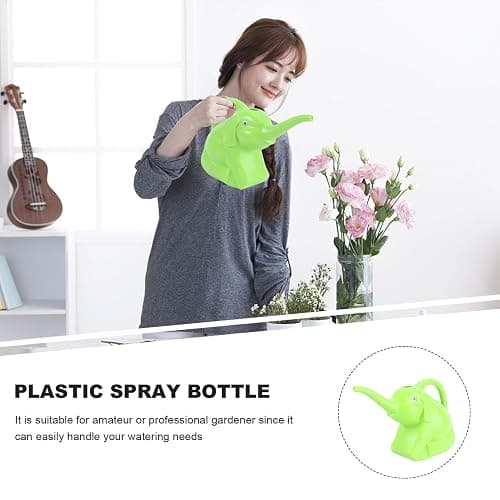 VILLCASE Classic Plastic Watering Can with Creative Animal Patterns for Indoor and Outdoor Gardening Easy Grip Handle Suitable for Amateur and Professional Gardeners Random Random Color thumbnail 7