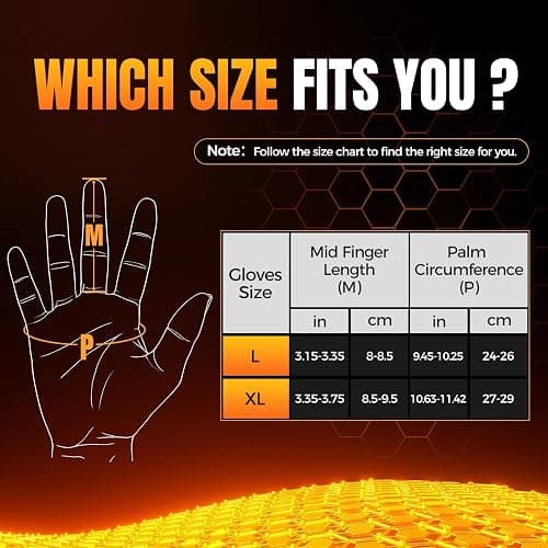 Heated Gloves Gifts for Men Women, 7.4V Fast Heating Rechargeable Electric Heated Gloves, Touchscreen Waterproof Heating Gloves for Motorcycle Driving Hiking Skiing Outdoor Sport thumbnail 9