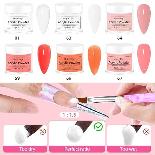 Acrylic Nail Kit with Drill & U V Light - Complete Starter Set for Beginners With Everything thumbnail 3
