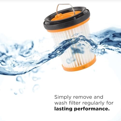 Shark WANDVAC Cordless Hand Vac, Lightweight, Versatile and Portable at 1.4 lbs., Powerful Suction for Pet Hair, Charging Dock, One-Touch Empty for Car & Home, Duster Crevice Tool, Black, WV201BK thumbnail 10