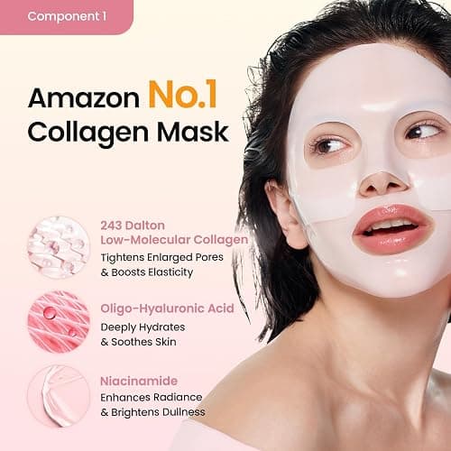BIODANCE Best Mask Duo: Bio-Collagen & Ceramide Panthenol Real Deep Mask Set, Firming, Hydrating, Face Mask Bundle for Glass Skin, Korean Skincare Set, Korean Skin Care, Facial Mask Set thumbnail 5