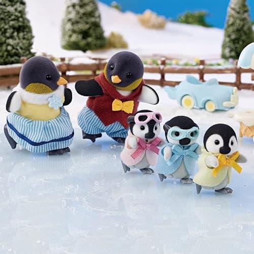 Calico Critters Penguin Family - Set of 4 Collectible Doll Figures for Ages 3+ thumbnail 2