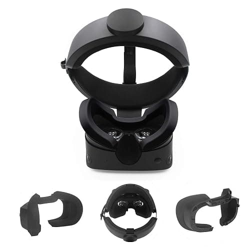 VR Face Pad for Oculus Rift S Silicone Eye Cover, Rift S VR Cover Sweatproof Waterproof Lightproof Anti-Dirty Oculus Rift S Accessory - Image 1