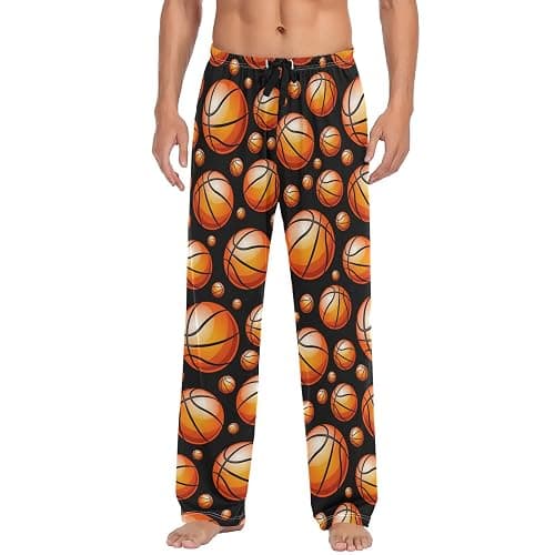 Ollabaky Pjs Men's Pajama Pants Separate Bottoms Men Long Sleep Pants Lounge Pants with Pockets - Image 1