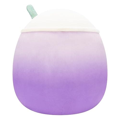 Squishmallows Original 12-Inch Poplina Purple Boba Tea with Blue Straw - Official Jazwares Plush thumbnail 5