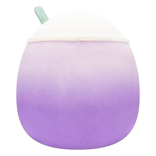 Squishmallows Original 12-Inch Poplina Purple Boba Tea with Blue Straw - Official Jazwares Plush thumbnail 6