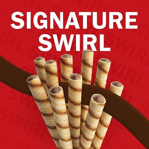 Pirouline Rolled Wafers – Chocolate Hazelnut – Rolled Wafer Sticks, Crème Filled Wafers, Rolled Cookies for Coffee, Tea, Ice Cream, Snacks, Parties, Gifts, and More – 3.25oz Tin 4pk thumbnail 2
