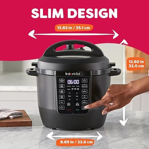 Instant Pot 6QT RIO 7-in-1 Multi-Cooker, Pressure Cooker, Slow cook, Sauté, Steam, Rice Maker, Yogurt, & Warmer, Black, 6 Quarts thumbnail 7