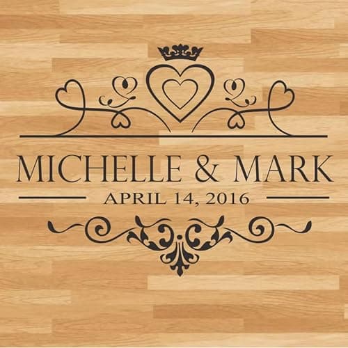 Personalised Wedding Dance Floor Vinyl Sticker for Wedding Dance Floor Wedding Decoration (XXXL 290x220cm) thumbnail 3