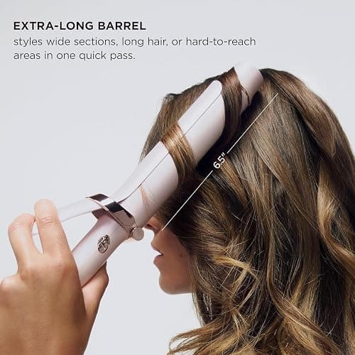 T3 SinglePass Curl X Extra-Long Barrel 1.25" Curling Iron with 9 Heat Settings and Ceramic Barrel for Fast Styling and Lasting Results on All Hair Types thumbnail 2