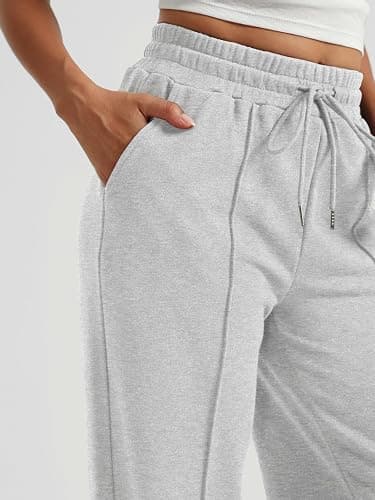 AUTOMET Womens Wide Leg Sweatpants Baggy Lounge Travel Pants Fall Fashion Outfits 2025 Winter Clothes Joggers thumbnail 5