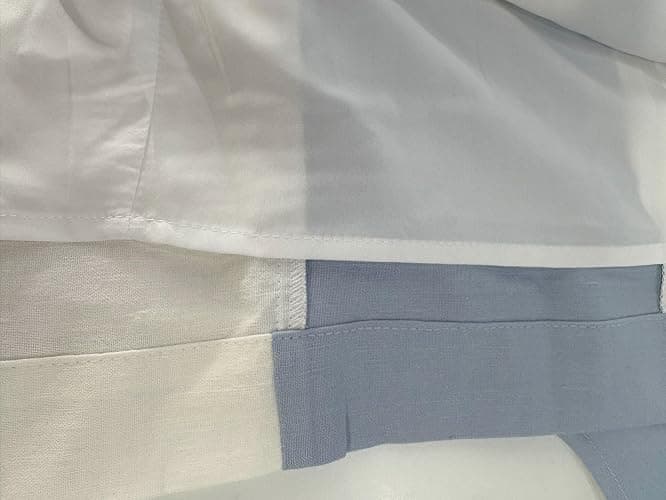 CHARTOU Women Summer Sleeveless Linen Dress Contrast Color Maxi Long Beach Vacation Tank Dress thumbnail 5
