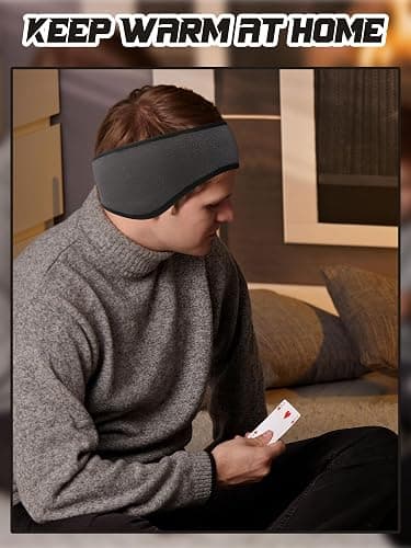 BBTO 3 Pcs Fleece Ear Warmers Muffs for Men Women Headband Ear Muffs Winter Covers for Cold Weather Running Cycling Ski thumbnail 4