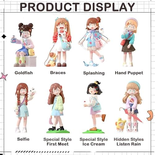 BEEMAI Suki My Friends Series Single Box (Contains 1 Figure), Blind Box Cute Figures Collectible Toys Birthday Gifts thumbnail 3