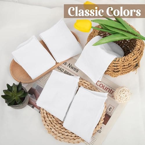 Chalier 5 Pairs Slouchy Socks for Women, Crew Cotton Socks with Cute Roll Top Casual Calf Long Sock thumbnail 3