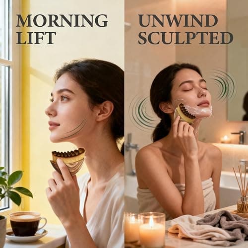 Lymphatic Contour Face Brush, Lymphatic Drainage Brush for Face, Chin & Neck. Features a Newly Upgraded Ergonomic Design for Precise Skin Fit, Suitable for All Skin Types thumbnail 8