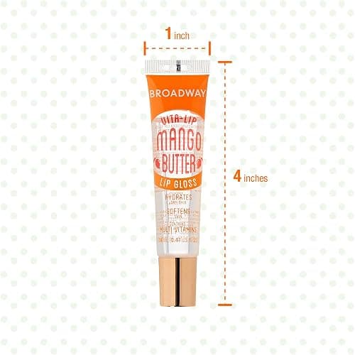 Ruby Kisses Broadway Vita-Lip Clear Lip Gloss (10 Pack), Ultra-Hydrating & Soothing Formula with Vitamins, High-Shine Non-Sticky Finish Lip Balm with Mint, Rosehip, Coconut, Mango, Argan, Honey, Shea thumbnail 9