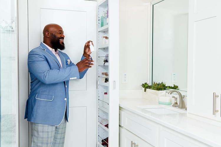 Cabidor Classic | Behind The Door | Adjustable | Medicine Cabinet, Kitchen Cabinet, & Bathroom Storage Cabinet thumbnail 6