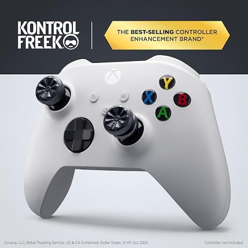 KontrolFreek FPS Freek Galaxy Black for Xbox One and Xbox Series X Controller | 2 Performance Thumbsticks | 1 High-Rise, 1 Mid-Rise | Black (Limited Edition) thumbnail 2