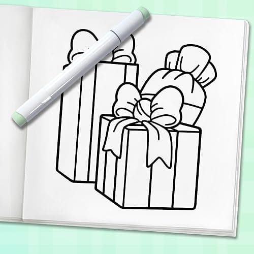 Christmas: Bold and Easy Coloring Book for Adults, Teens, and Seniors with Simple and Relaxing Holiday Designs (Bold and Easy Coloring Books) thumbnail 9