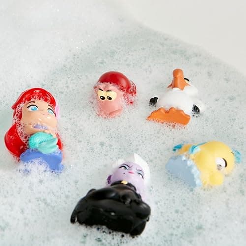 Disney Store Girl's Bath Set (Little Mermaid) - Kids Bath Accessories with Beloved Disney Characters - Colorful and Fun Bath Time Essentials for Kids - Suitable for All Ages - Little Mermaid thumbnail 4