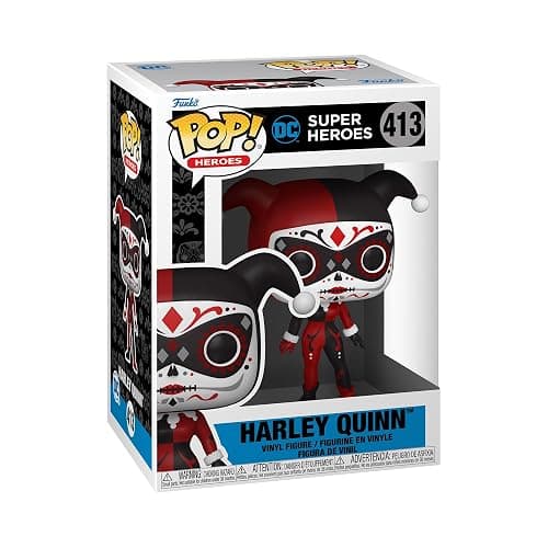 Funko Pop Heroes: Dia De Los DC - Harley Quinn - DC Comics - Collectable Vinyl Figure - Gift Idea - Official Merchandise - Toys for Kids & Adults - Superheroes Fans - Model Figure for Collectors - Image 1