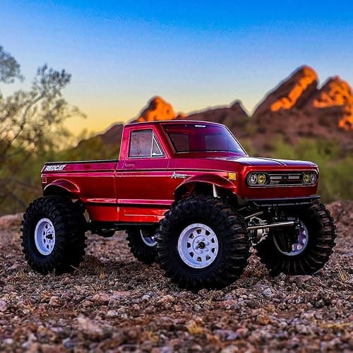 Redcat Ascent 1/10 Scale Rock Crawler – High-Torque 4WD RC Trail Truck with Portal Axles, Waterproof Electronics, LiPo Ready, RTR – Hobby-Grade Remote Control Rock Climber (Red) thumbnail 2