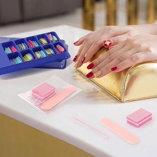 48 Sets Disposable Manicure Kit, Individually Package Nail Kit,Manicure Set with Mini Nail File,Mini Nail Buffer,Nail Stick for Salon Home thumbnail 4