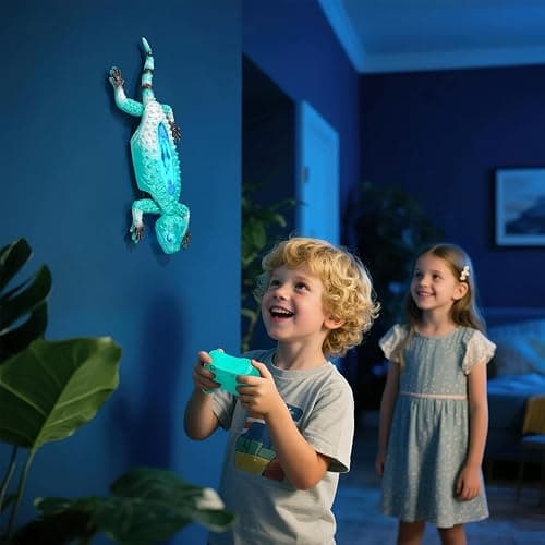 Wall Climbing Gecko, Rechargeable Rc Robot Toys with LED Eyes, Wall Crawler Robot Geckos, Fun Kids Toys, Cool Birthday Gifts for Boys Girls Teens Ages 3 4 5 6 7 8 + thumbnail 9