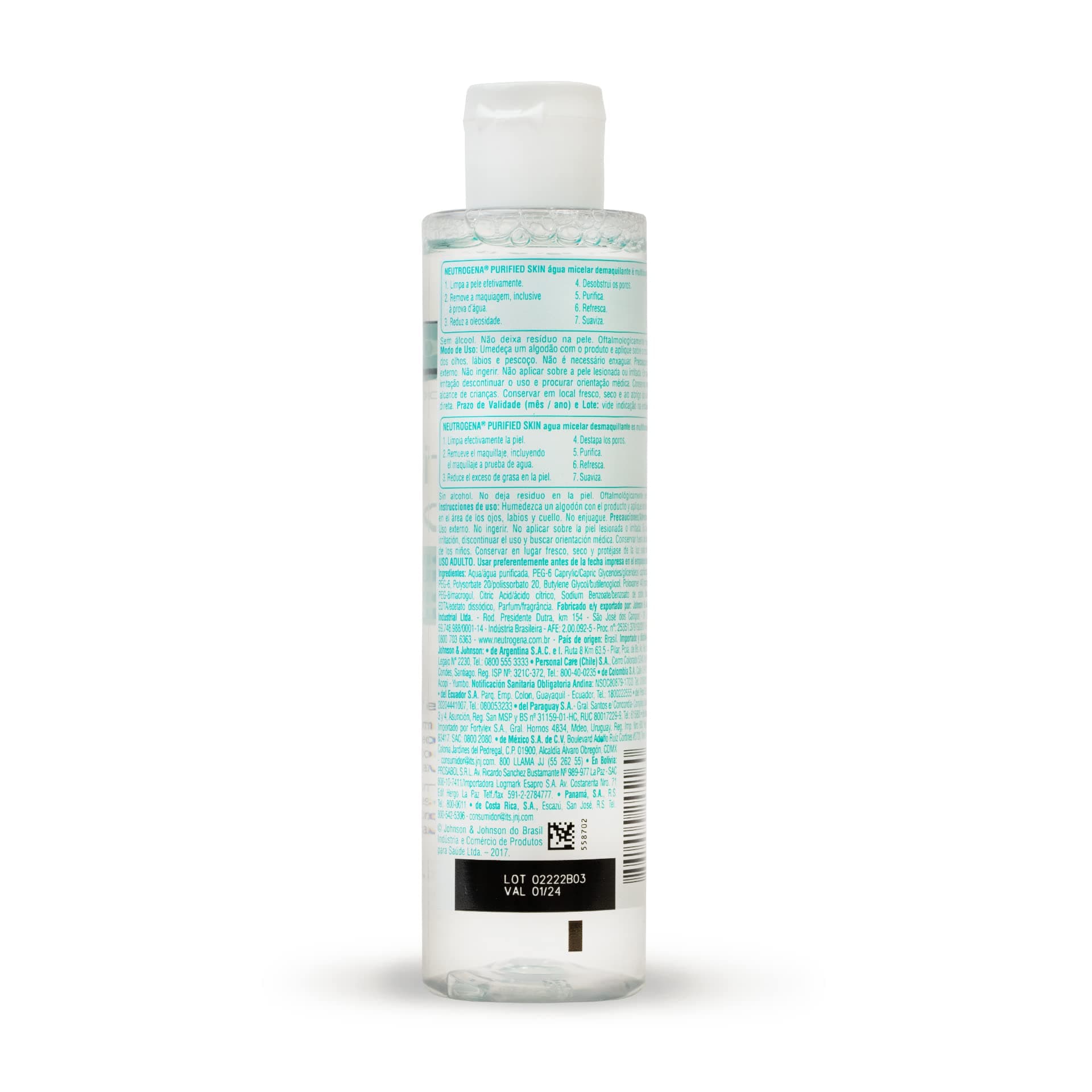 Neutrogena Água Micelar Demaquilante Purified Skin, 200ml thumbnail 3