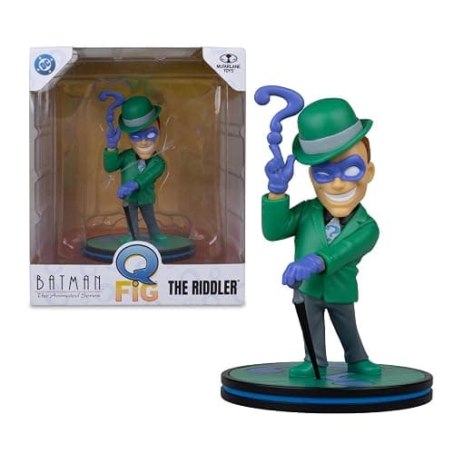 McFarlane Toys- QMx DC Riddler (Batman: The Animated Series) 5in Q-Fig Posed Figure thumbnail 2