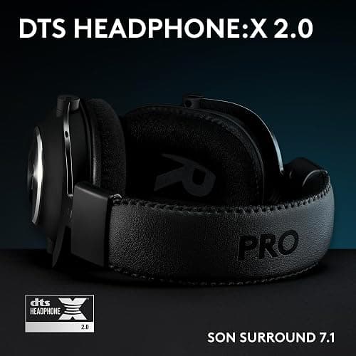 Logitech G Pro X SE, Casque de Gaming Filaire avec Microphone: Microphone détachable, Casque DTS: X 7.1, convertisseur N/A USB Inclus, pour PC, Xbox One, Xbox Series X|S, PS5, PS4 - Noir thumbnail 3
