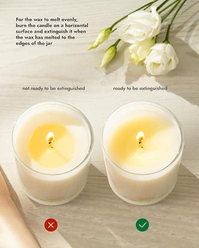 96NORTH | Pure Vanilla Candle | 100% Natural Soy Wax | One Wick Jar Candle | Natural Fragrance Technology | Non Toxic | Up to 35 Hours Burning Time | Aromatherapy Gift for Men and Women thumbnail 4