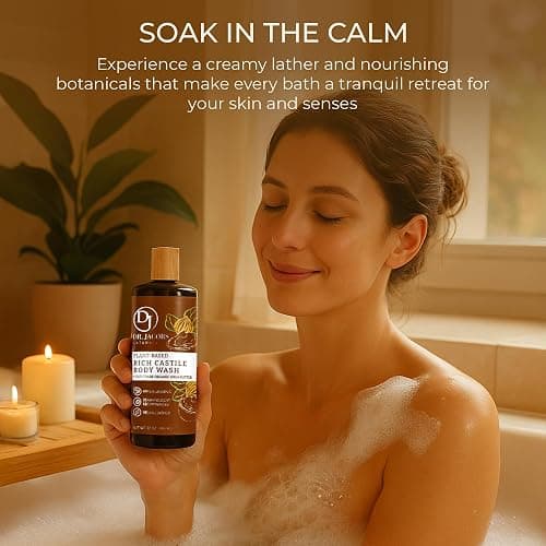 Dr. Jacobs Naturals Pure Castile Soap Liquid Body Wash, Shea Butter - Plant Based Soap Infused with Vitamin E and Aloe Vera to Moisturize Dry and Sensitive Skin - Made in The USA - 32 oz, Pack of 1 thumbnail 7