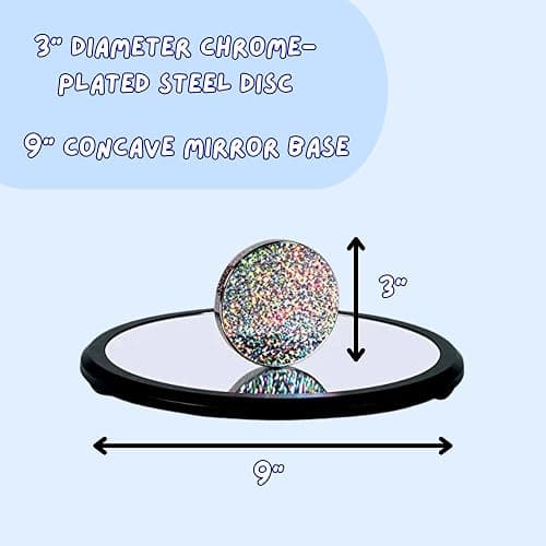 Toysmith Euler’s Disk – Create A Hypnotic Display of Light & Sound- Science Desk Decor for Home and Office – Physics Toys for Adults & Kids 8+ thumbnail 2