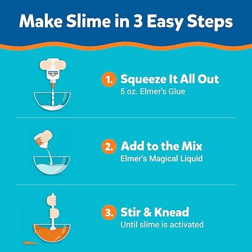 Elmer's Color Slime Kit, 2-Count + 2-Activator, Pink/Purple thumbnail 5