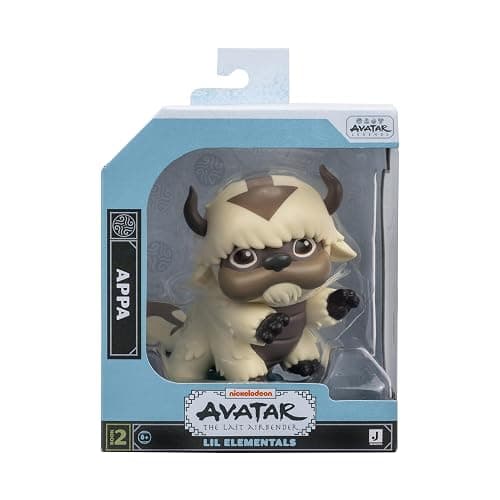 Jazwares Avatar: The Last Airbender Appa - 4-Inch Mini Figure in Kawaii Style in Dynamic Pose with Display Base thumbnail 3